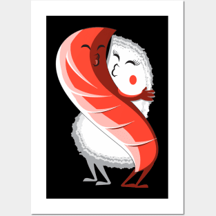 Japanese Food Sushi Eating Gifts I Love Eating Sushi Lover Posters and Art